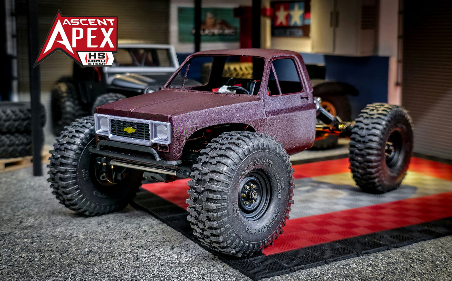 Redcat Ascent Apex Squarebody Body Kit – Stock Mounts | 828RC
