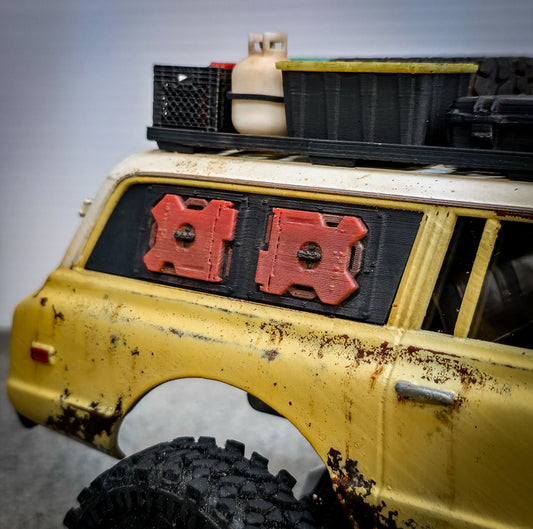 828RC Burban Body Rear Window Inserts