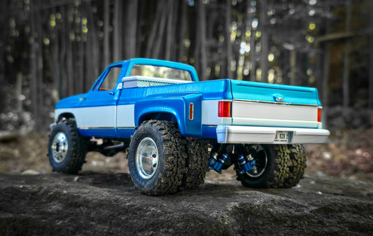 828RC Single Cab Squarebody Dually Body/Chassis Kit for the SCX24