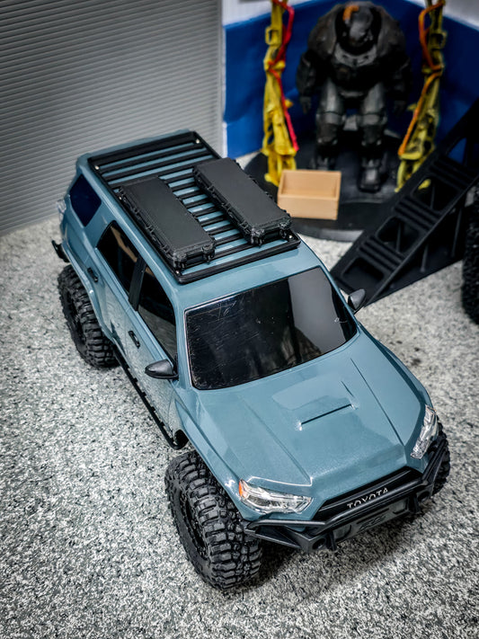 SCX24 4Runner Slim Roof Rack and Storage totes