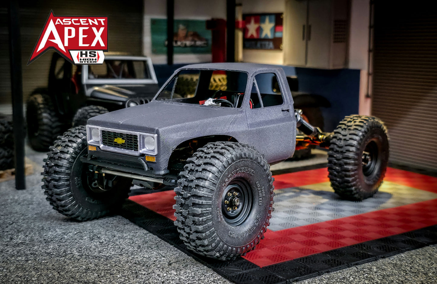 Redcat Ascent Apex Squarebody Body Kit – Stock Mounts | 828RC