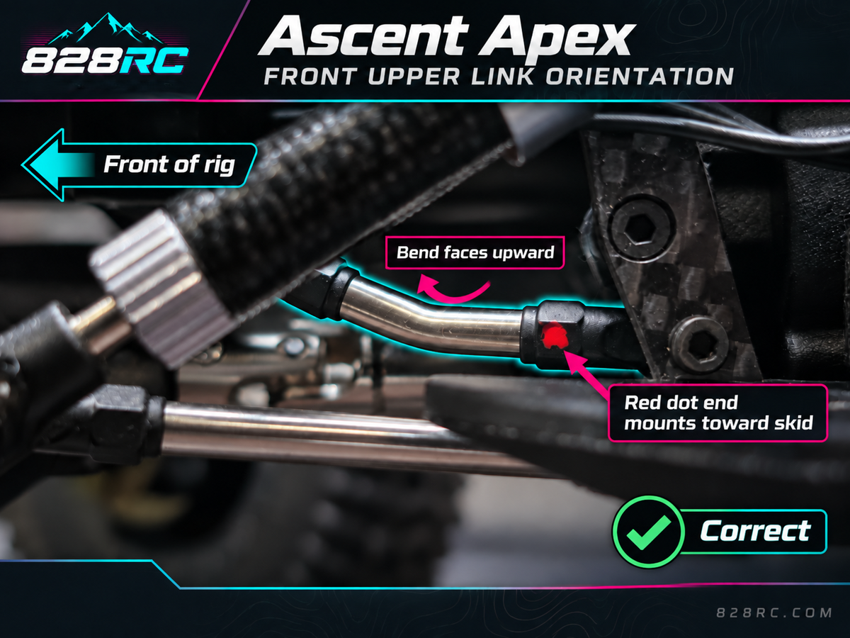 Redcat Ascent Apex High Clearance Suspension Links | 828RC