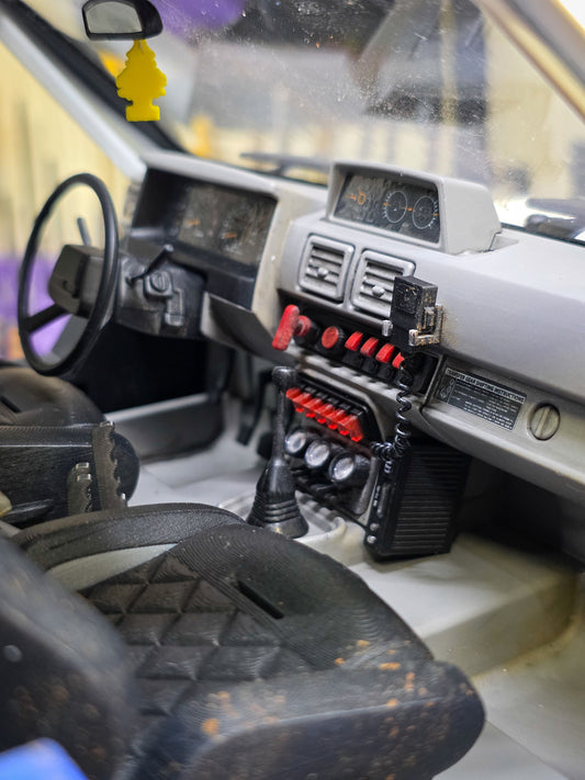 1:10 scale 828RC CB radio and microphone 3D print file