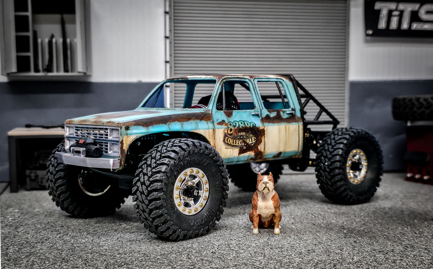 828RC SCX24 Crew Cab Squarebody (*NEW 2 Bed Options)
