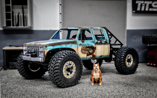 828RC SCX24 Crew Cab Squarebody Truggy