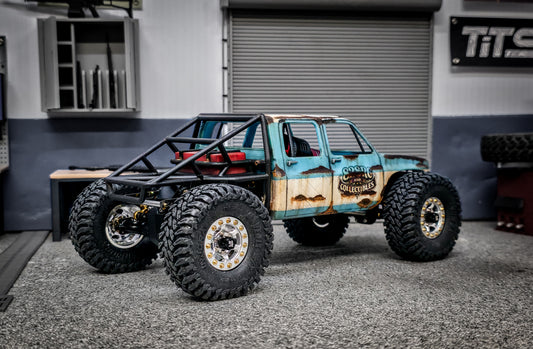 828RC SCX24 Crew Cab Squarebody Truggy