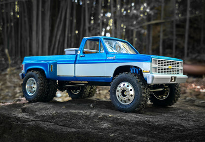 828RC Single Cab Squarebody Dually Body/Chassis Kit for the SCX24