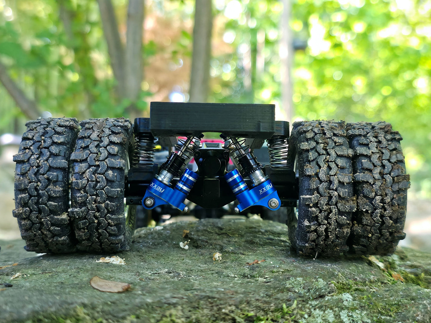 828RC Single Cab Squarebody Dually Body/Chassis Kit for the SCX24