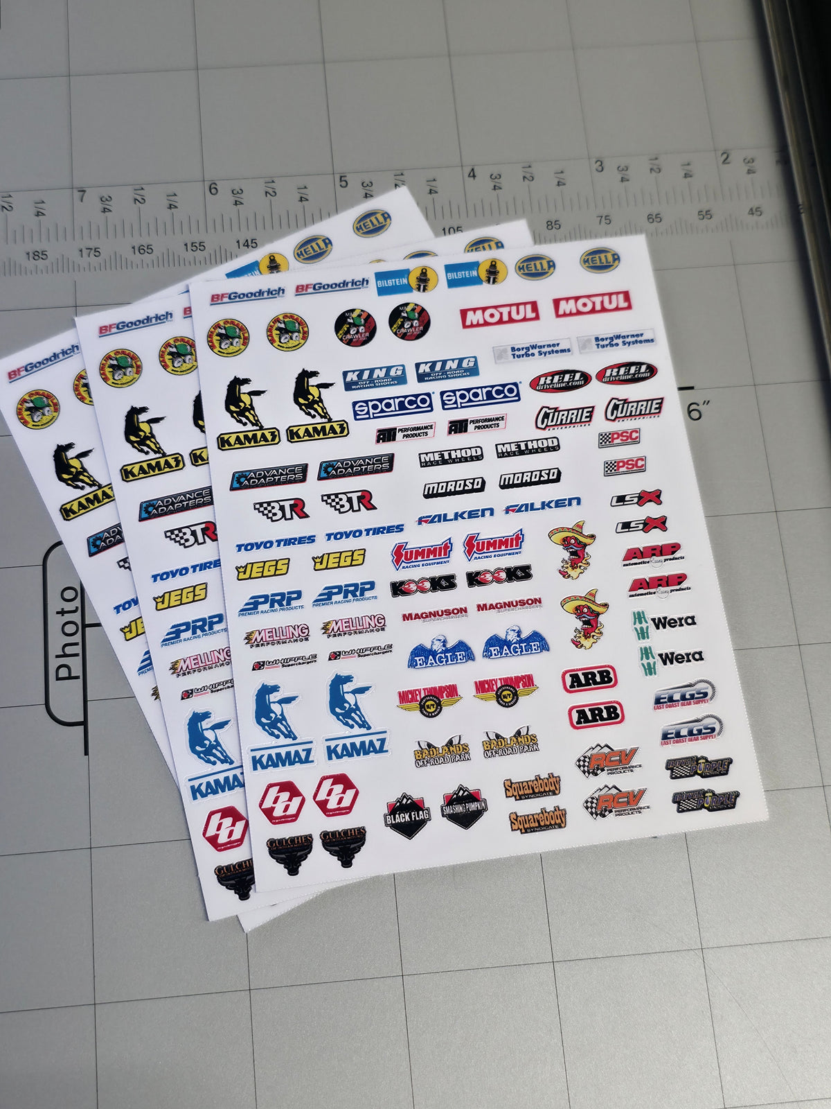 Hobby Plus Fortis Dakar Decal Set & Off-Road Stickers | 828RC