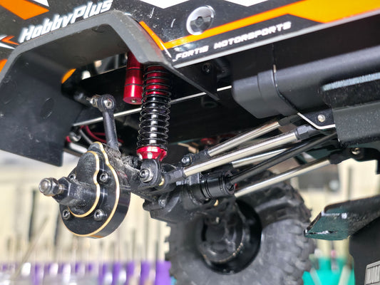 Hobby Plus Fortis Stainless Steel Suspension Link Kit | 828RC