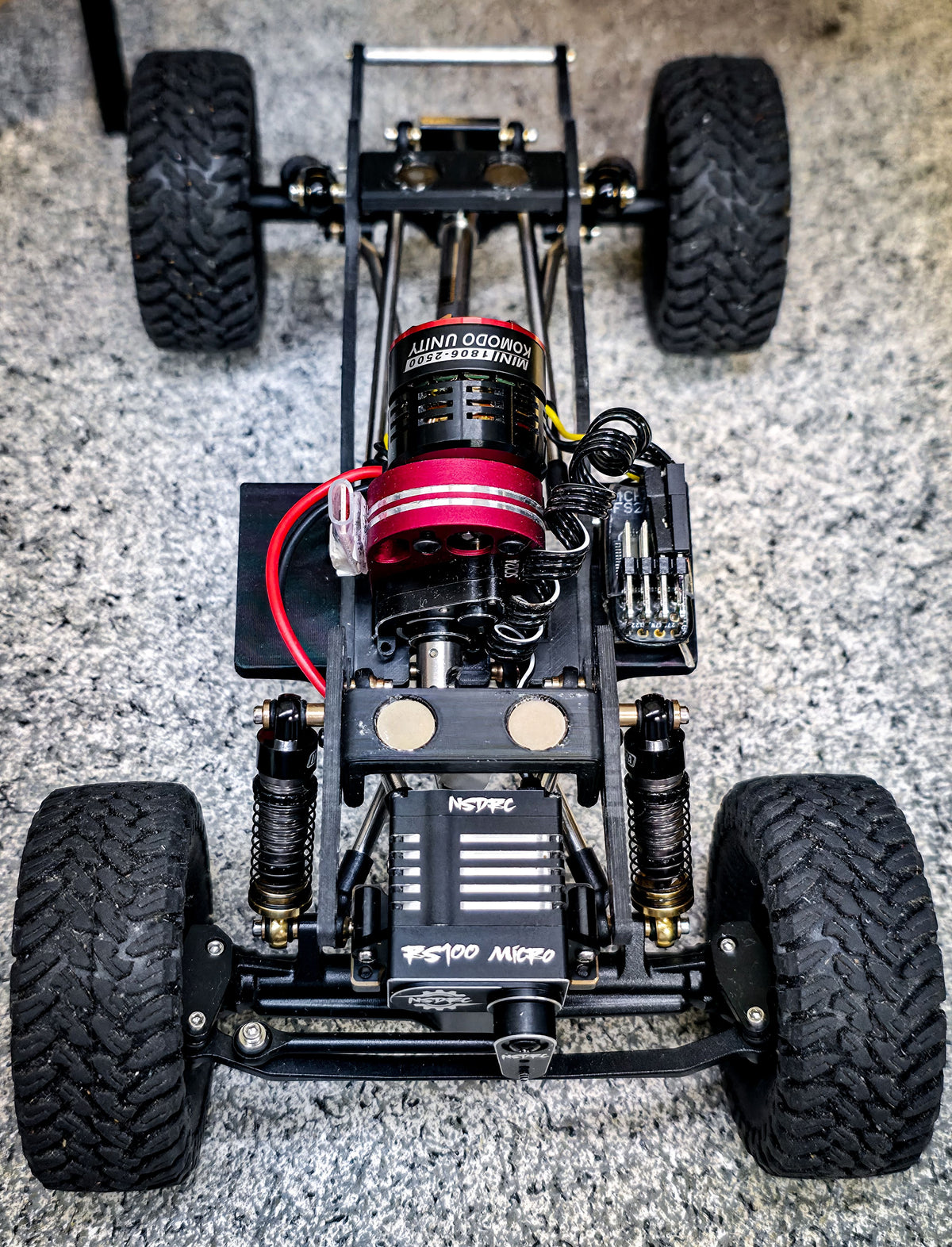 828RC Builder's Series SCX24 Crew Cab Gladius D90 155mm ARTR