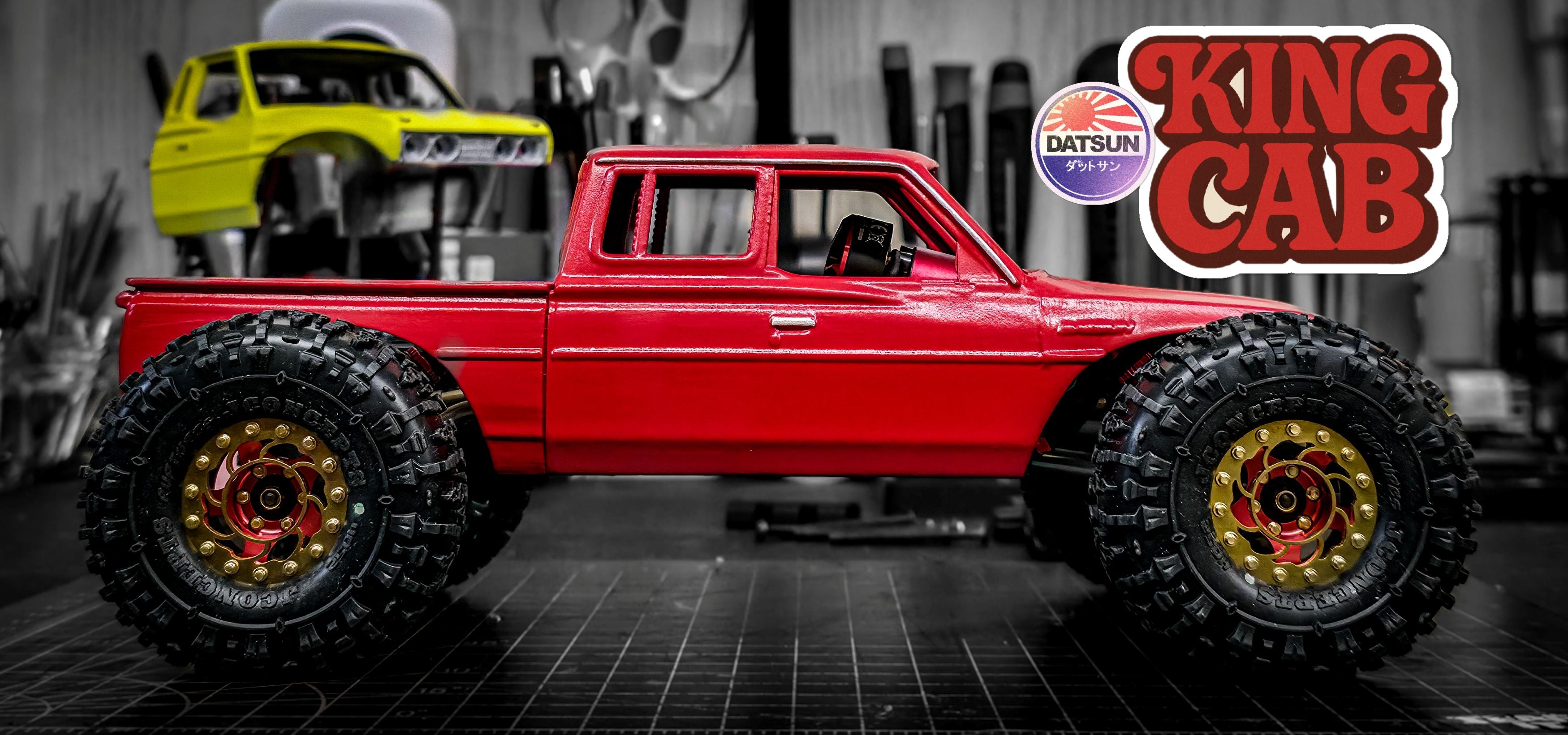 King Cab Datsun for SCX24 – 828RC and Collectibles