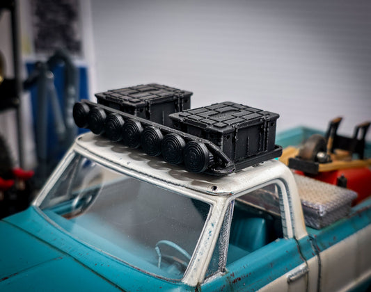 K-Series Slim Roof Rack with Detachable Light Bar