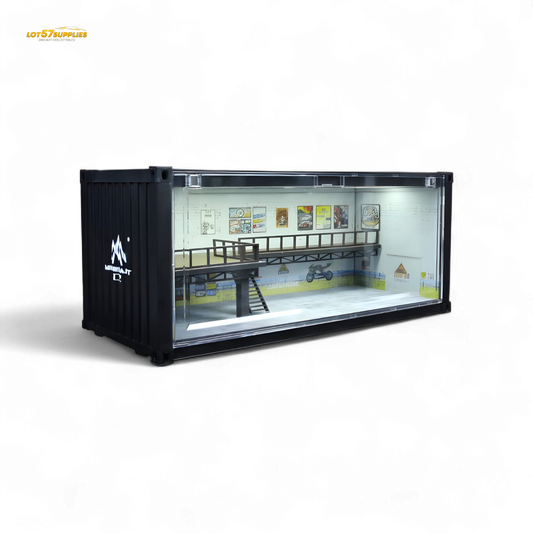 MoreArt CONTAINER REPAIR SHOP SCENE MO400207 Version B 1:64
