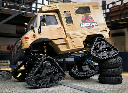 828RC Custom FCX-24 Unimog with Jurrasic Park Livery