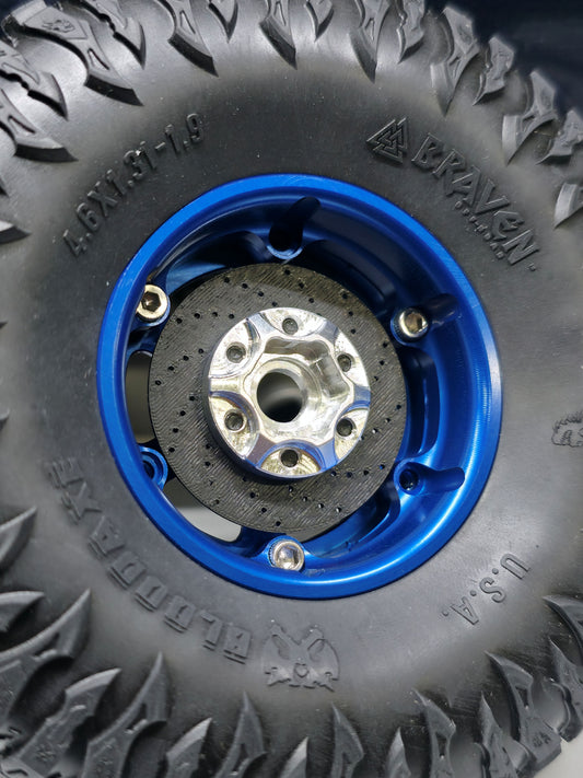1.9 Wheel Two-Piece Scale Brake Rotors for SLW Hubs | 3D Print STL Files