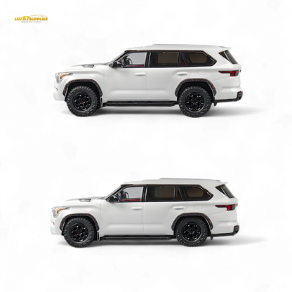 CM MODEL Toyota sequoia pearl white 1:64