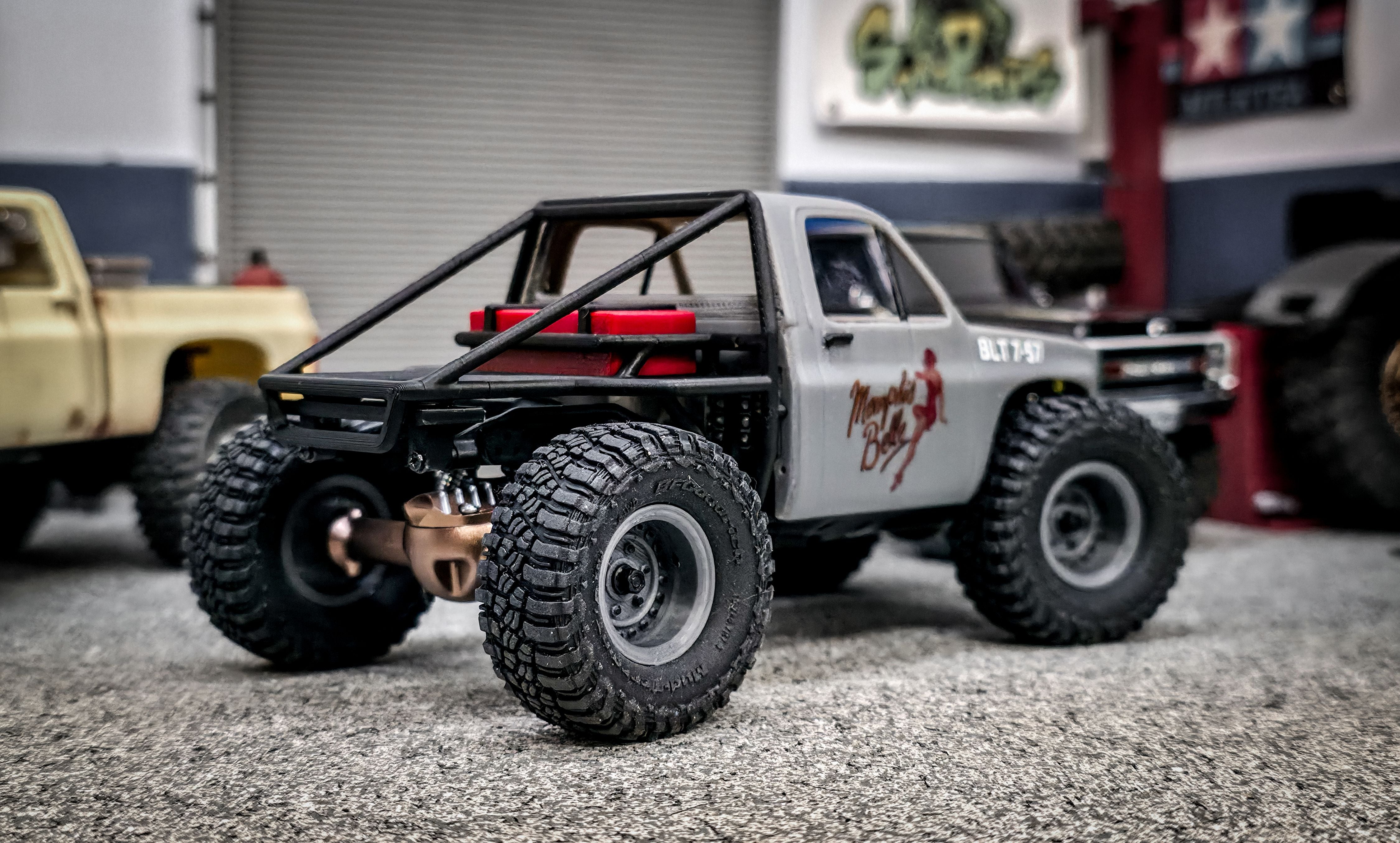 828RC SCX-30 Squarebody Rear Cage Add-On – 828RC and Collectibles