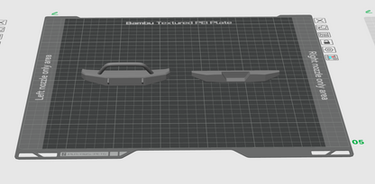 828RC G-Van Off Road Bumpers