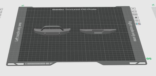 828RC G-Van Off Road Bumpers