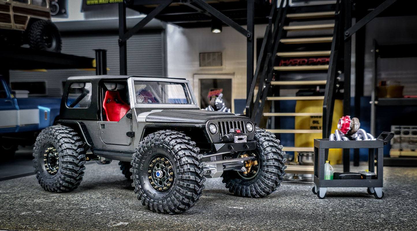 SCX24 Stock Chassis TJ Body Kit V2