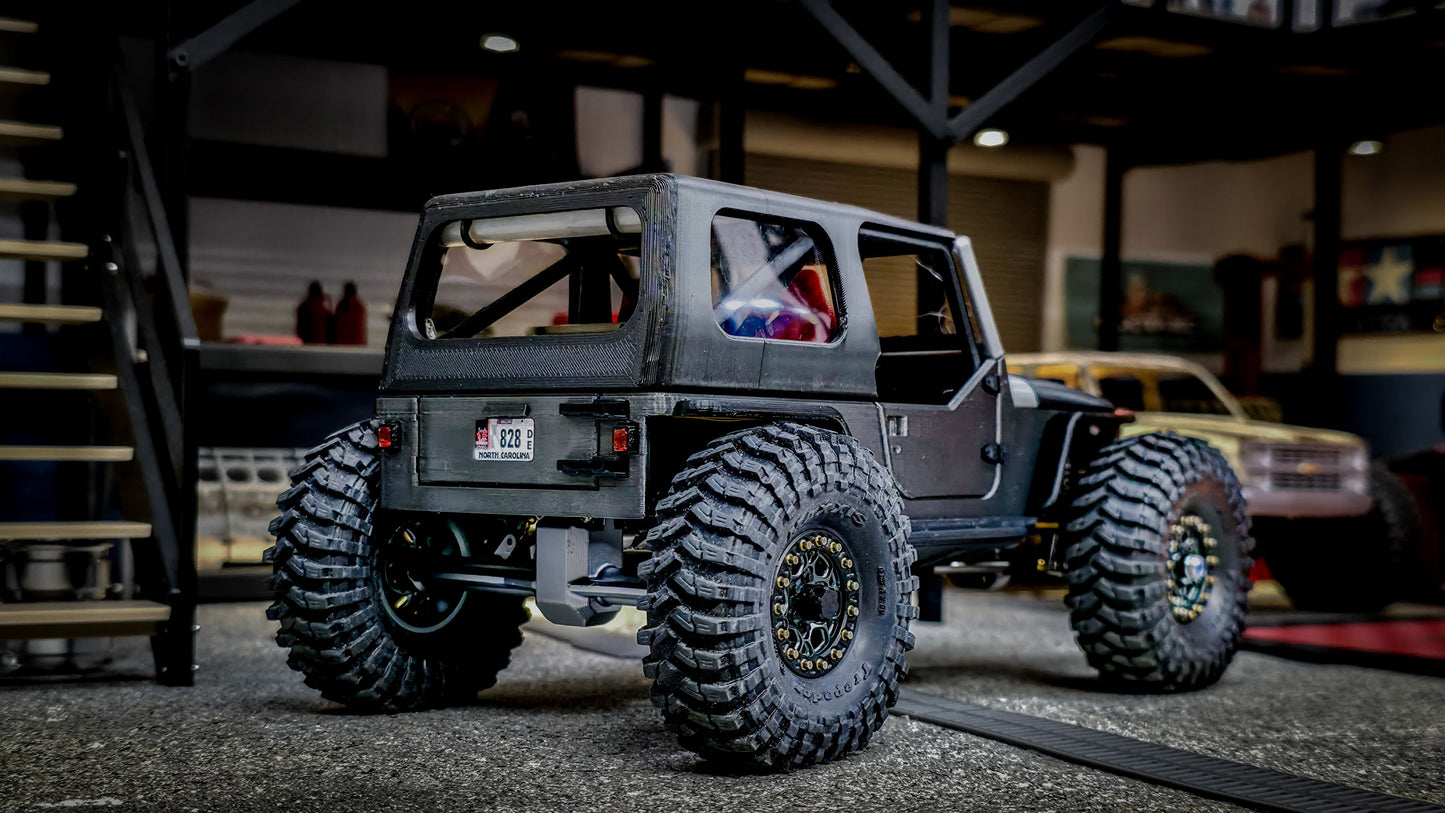SCX24 Stock Chassis TJ Body Kit V2
