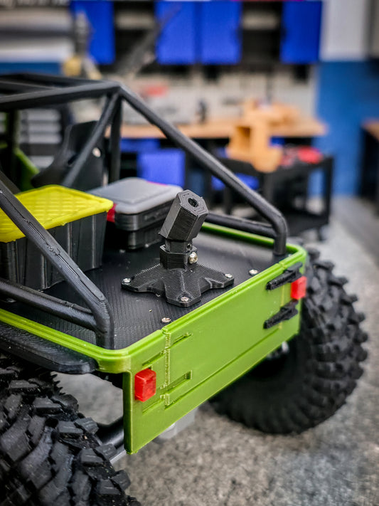 24th Scale Adjustable Spare Tire Carrier