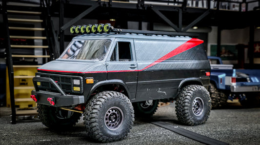 828RC CR18-P Based Custom A-Team Van