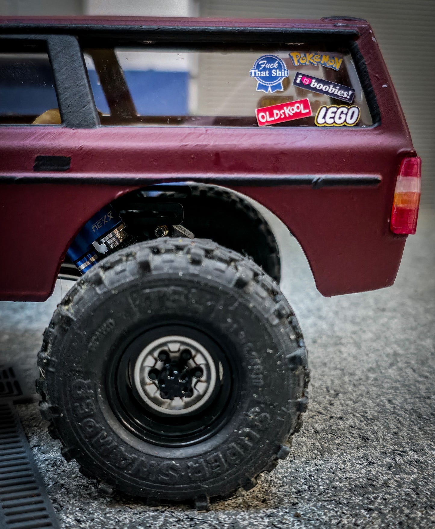 828RC Custom SCX-24 C-Bolt Volvo Turbo Brick