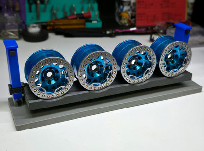 828RC Modular RC 1.9 Wheel Rack STL Digital Download | 3D Printable 1.9 Wheel Display & Storage Rack